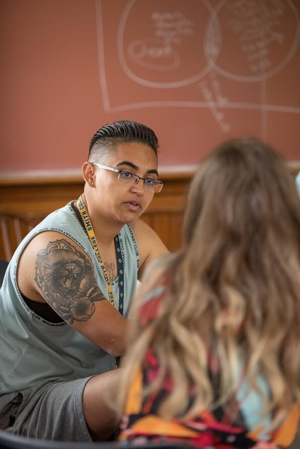 L. Patty Flores providing educational coaching and academic mentorship